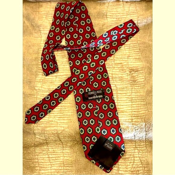 Ferrell Reed for Nordstrom Textured Silk Tie - Picture 3 of 4